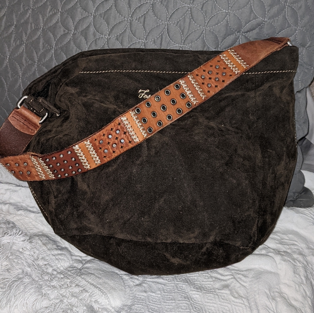 Fossil vintage hobo bag purse GUC